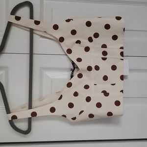 Zara Polka Dot Top NWT